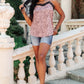 Spots N Lace Camisole In Mauve