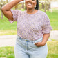 Spotted in Pink Animal Print Top