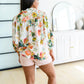 Spring Haiku Floral Blouse