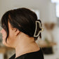 Square Beaded Claw Clip