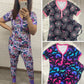 PREORDER: Halloween Short Sleeve Pajama Set in Three Colors