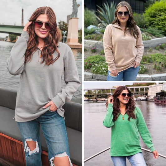 PREORDER: Miley Vintage Pullover in Assorted Colors