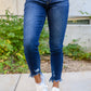 Stacie Midrise Destroyed Slim Fit Jeans