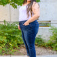 Stacie Midrise Destroyed Slim Fit Jeans