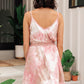 Starlet Tie Dye Dress In Dusty Pink