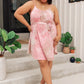 Starlet Tie Dye Dress In Dusty Pink