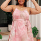 Starlet Tie Dye Dress In Dusty Pink