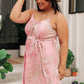 Starlet Tie Dye Dress In Dusty Pink