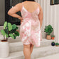 Starlet Tie Dye Dress In Dusty Pink