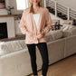 Start The Trend Cardigan in Blush