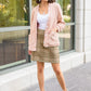 Start The Trend Cardigan in Blush