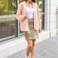 Start The Trend Cardigan in Blush