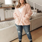 Start The Trend Cardigan in Blush