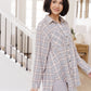 Stay Cool Plaid Shirt In Gray
