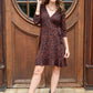 Stella Animal Print Mini Wrap Dress
