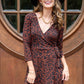 Stella Animal Print Mini Wrap Dress