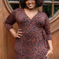 Stella Animal Print Mini Wrap Dress