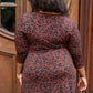 Stella Animal Print Mini Wrap Dress