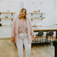 Stella Notched Neck Floral Long Sleeve Blouse