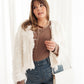 Stepping Out Jacket in Cream