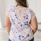 Still the One Lace Sleeve Floral Top