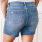 Judy Blue Straight Edge Shorts - Dark Wash