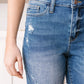 Judy Blue Straight Edge Shorts - Dark Wash