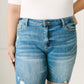 Judy Blue Straight Edge Shorts - Light Wash