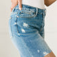 Judy Blue Straight Edge Shorts - Light Wash
