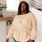 Streets of Prague Top In Peach