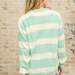 Striped Top In Sage