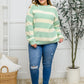 Striped Top In Sage