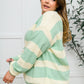 Striped Top In Sage