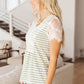 Stripes Of Olive Top