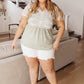 Stripes Of Olive Top