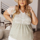 Stripes Of Olive Top