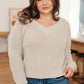 Stuck In The Moment V-Neck Sweater