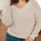 Stuck In The Moment V-Neck Sweater