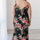 Stuck With Me Floral Maxi in Black