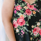 Stuck With Me Floral Maxi in Black