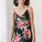 Stuck With Me Floral Maxi in Black
