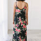 Stuck With Me Floral Maxi in Black