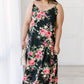 Stuck With Me Floral Maxi in Black