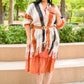 Stuck With You Vintage Overdye Dress In Rust