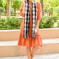 Stuck With You Vintage Overdye Dress In Rust