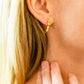 Santana Studded Hoop Earrings