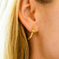 Santana Studded Hoop Earrings