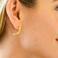 Santana Studded Hoop Earrings
