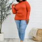 Stylin Girl Turtleneck in Rust