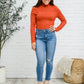 Stylin Girl Turtleneck in Rust